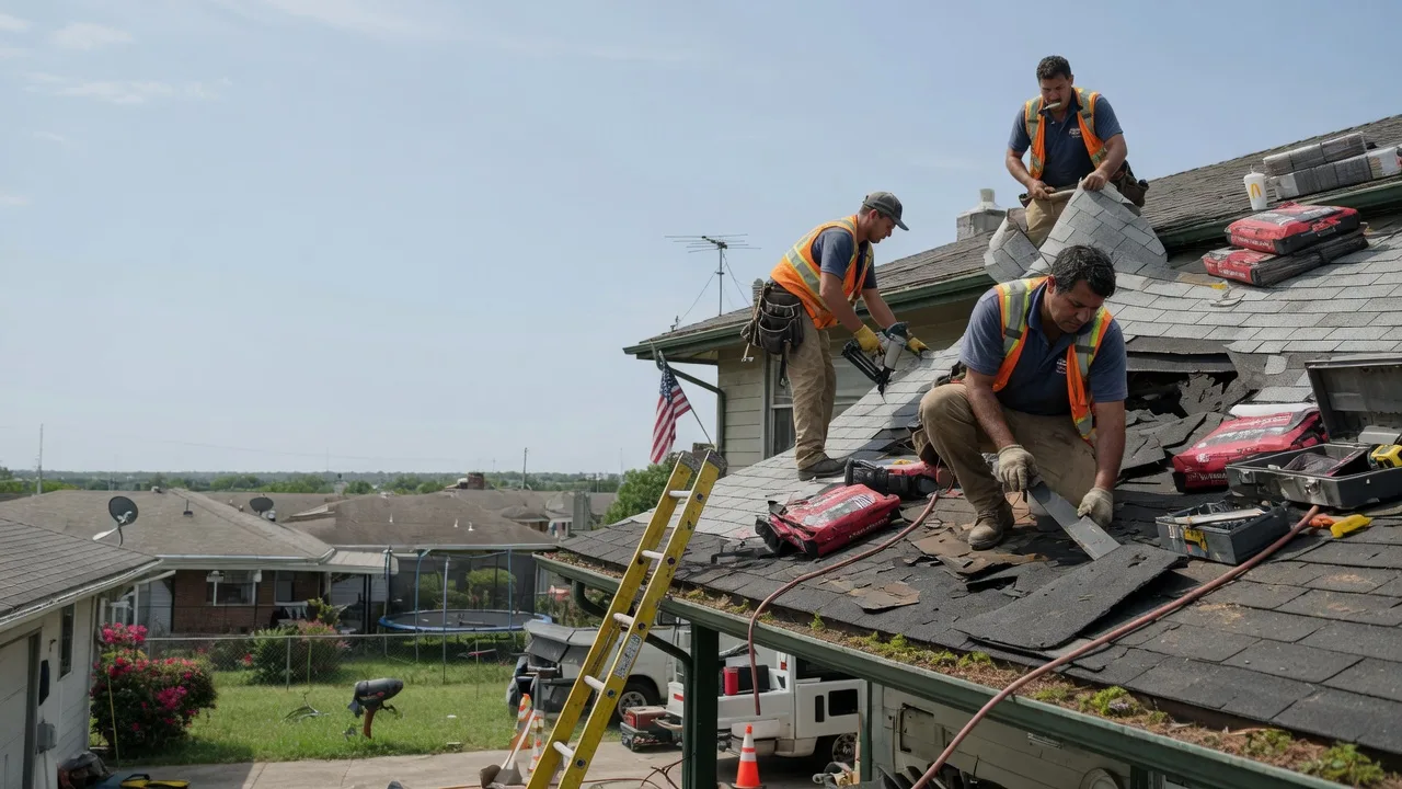 Roof Repair in Wanette, OK near me